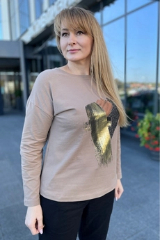 Джемпер 2160 капучино Rumoda