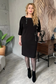 Платье 2163 черный Rumoda