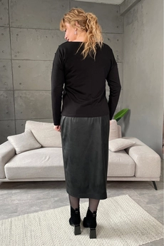 Юбка 2166 черный Rumoda