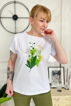 Футболка 2206 белый Rumoda