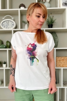 Футболка 2218 белый Rumoda