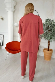 Костюм брючный 2223 терракотовый Rumoda