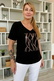 Футболка 2228 черный Rumoda