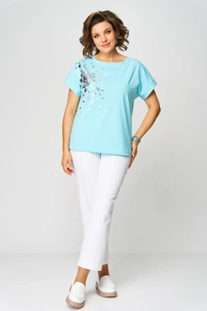 Футболка 2252 голубой Rumoda