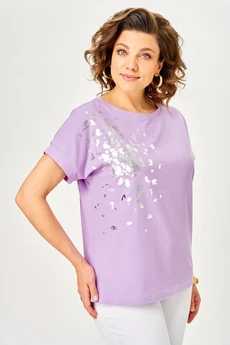 Джемпер 2252 сиреневый Rumoda
