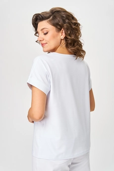 Футболка 2259 голубой + белый Rumoda