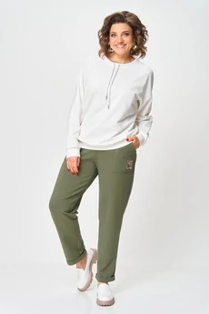 Брюки 2260 зеленый Rumoda