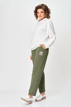 Брюки 2260 зеленый Rumoda
