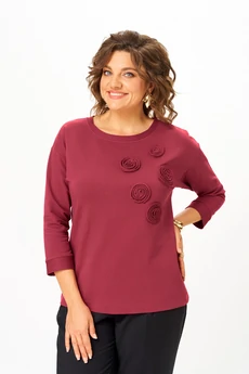 Джемпер 2268 бордовый Rumoda