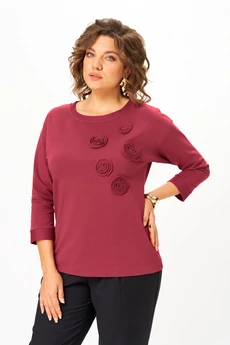 Джемпер 2268 бордовый Rumoda