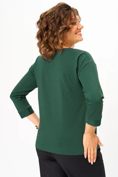 Джемпер 2268 темно-зеленый Rumoda