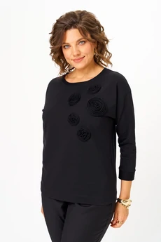 Джемпер 2268 черный Rumoda