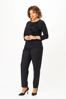 Джемпер 2268 черный Rumoda