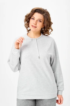 Джемпер 2270 серый Rumoda