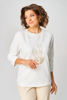 Джемпер 2272 молочный дл Rumoda