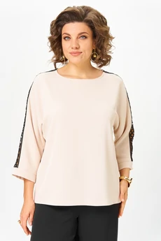 Блузка 2274 дл. р. бежевый  Rumoda