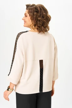 Блузка 2274 дл. р. бежевый  Rumoda