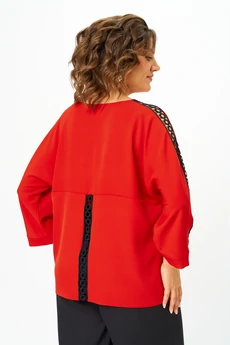 Блузка 2274 красный Rumoda