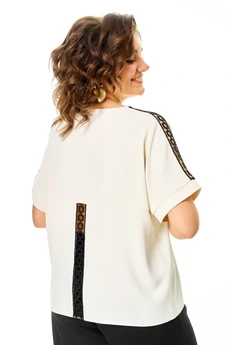 Блузка 2274 молочный кр. р. Rumoda