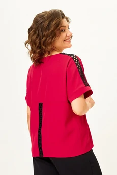 Костюм брючный 2275 красный-черный кр.р. Rumoda