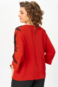 Блузка 2277 дл. р. красный Rumoda
