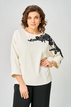 Блузка 2277 молочный дл. р. Rumoda