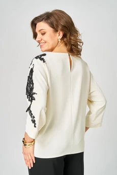 Блузка 2277 молочный дл. р. Rumoda