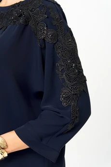 Блузка 2277 дл. р. синий Rumoda