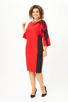 Платье 2279 красный Rumoda