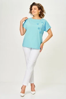 Джемпер 2288 бирюзовый Rumoda