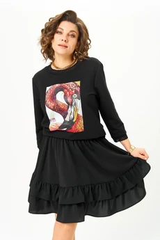 Джемпер 2280 черный Rumoda