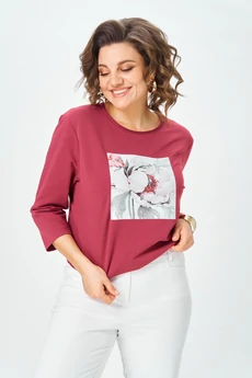 Джемпер 2282 бордовый Rumoda