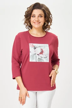 Джемпер 2282 бордовый Rumoda