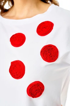 Джемпер 2287 белый Rumoda