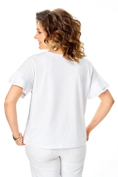 Джемпер 2287 белый Rumoda