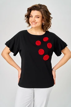 Джемпер 2287 черный Rumoda