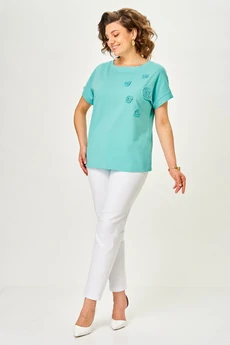 Джемпер 2288 бирюзовый Rumoda