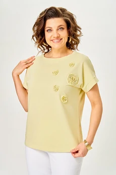 Джемпер 2288 желтый Rumoda