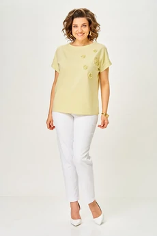 Джемпер 2288 желтый Rumoda