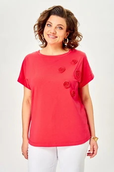 Джемпер 2288 коралловый Rumoda