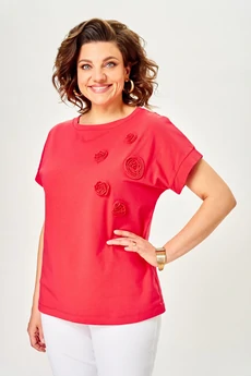 Джемпер 2288 коралловый Rumoda