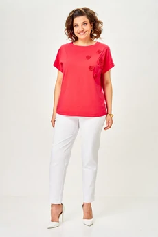 Джемпер 2288 коралловый Rumoda