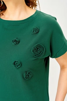 Джемпер 2288 темно-зеленый Rumoda