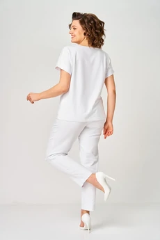 Брюки 2289 белый Rumoda