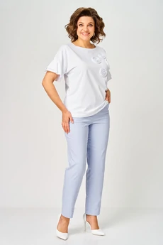 Брюки 2289 голубой Rumoda
