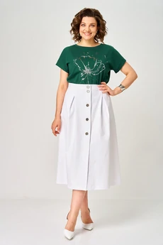 Юбка 2290 белый Rumoda