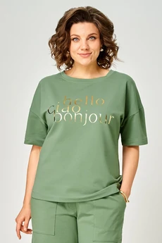 Футболка 2292 зеленый Rumoda