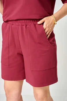 Костюм с шортами 2293 бордовый Rumoda