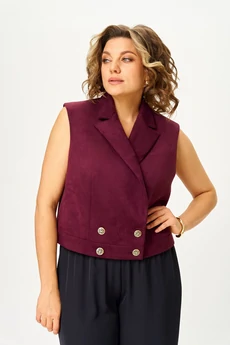 Жилет 2299 бордовый Rumoda