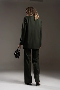 Костюм брючный 1311 зеленый SILVERSPICE